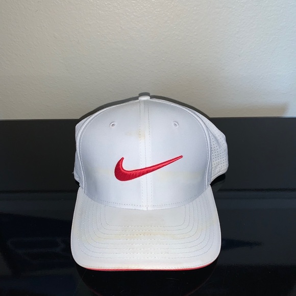 Nike Golf Hat White/Pink